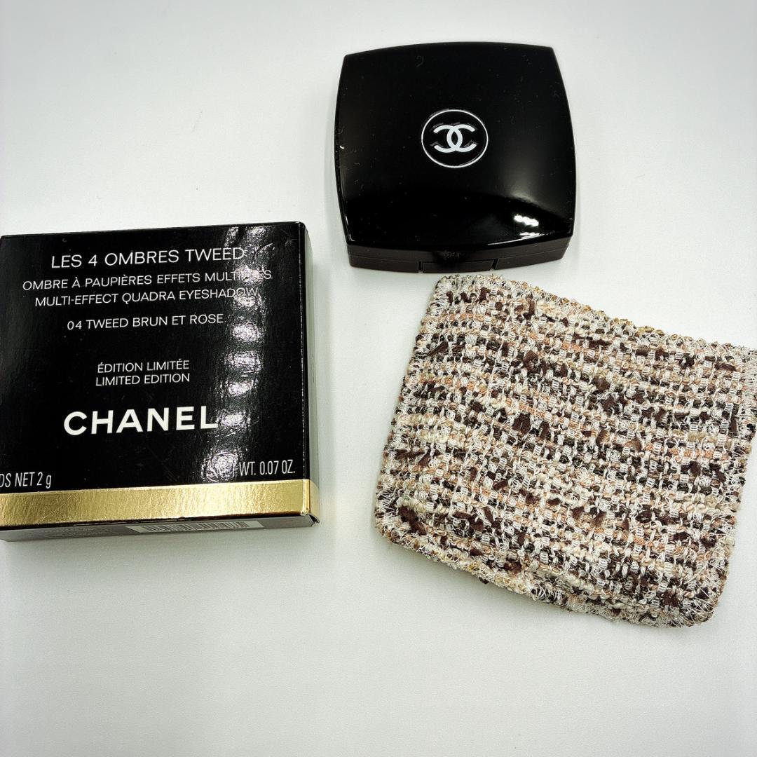 シャネル レ キャトル オンブル ツイード 04 ツイード ブラン エ ローズ