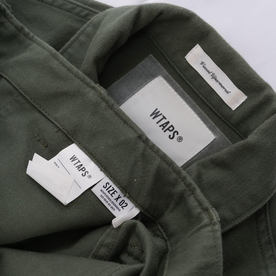 WTAPS セットアップ ミリタリーシャツジャケット パンツ オリーブ X02
