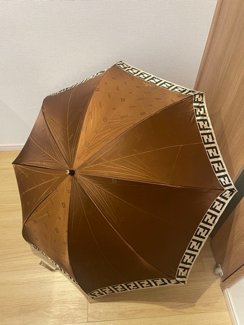 【yy0110】FENDI フェンディ ズッカ柄 折りたたみ傘 2本