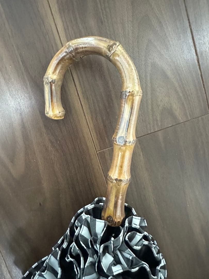 サンバリア 100♡日傘・Mサイズフリルストライプ