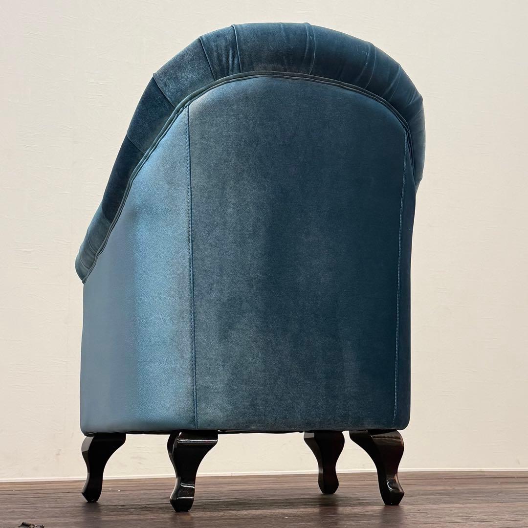 H112K55 VINCENT チェスターフィールド 1人掛けソファ