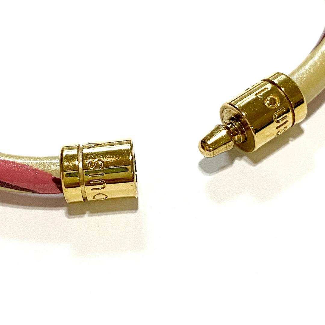 LOUIS VUITTON ブラスレキープイット レオパード バングル