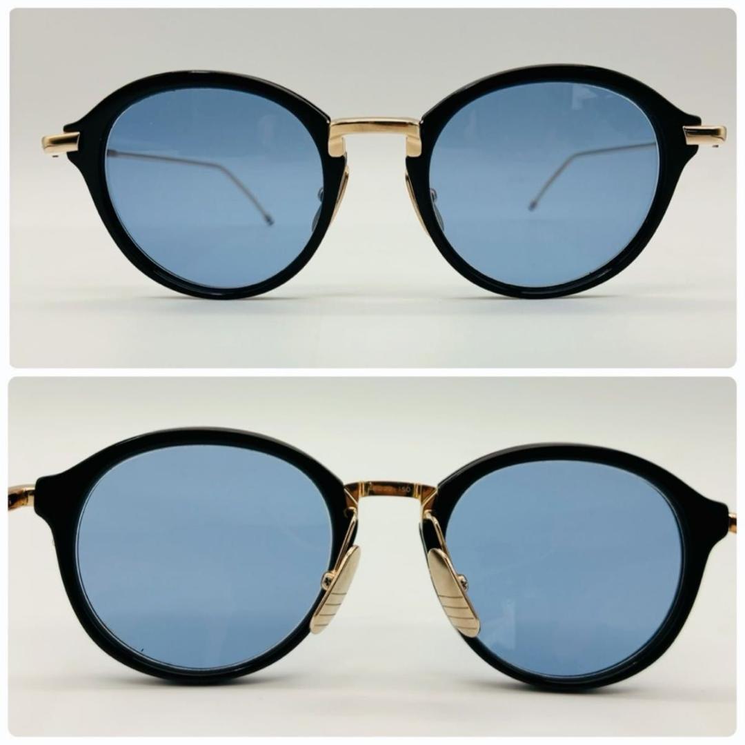 トムブラウン TB-011 サングラス ブルーレンズ 芸能人着用モデル