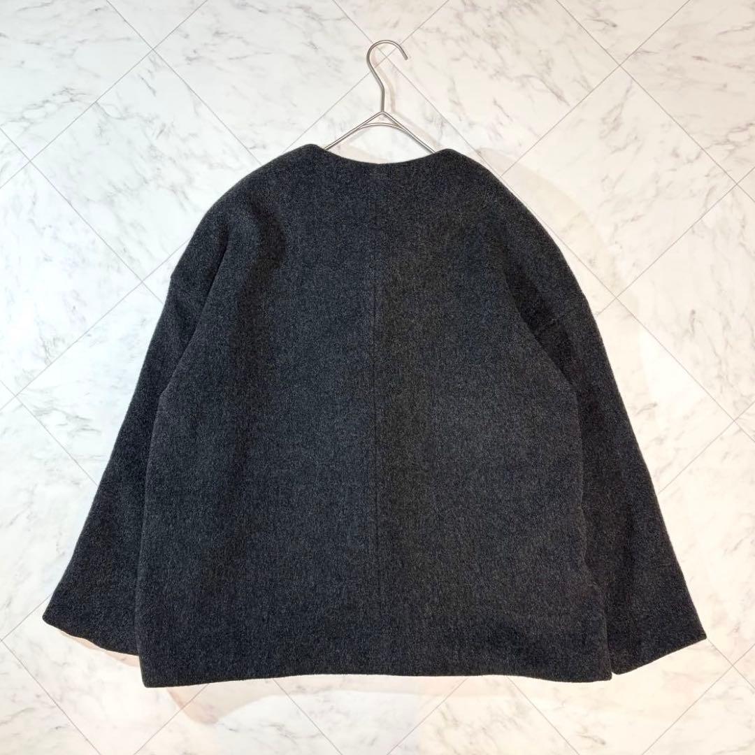 美品✨ オオカミとフクロウ オオカミとシロクマのヴィーカ コート ノーカラー