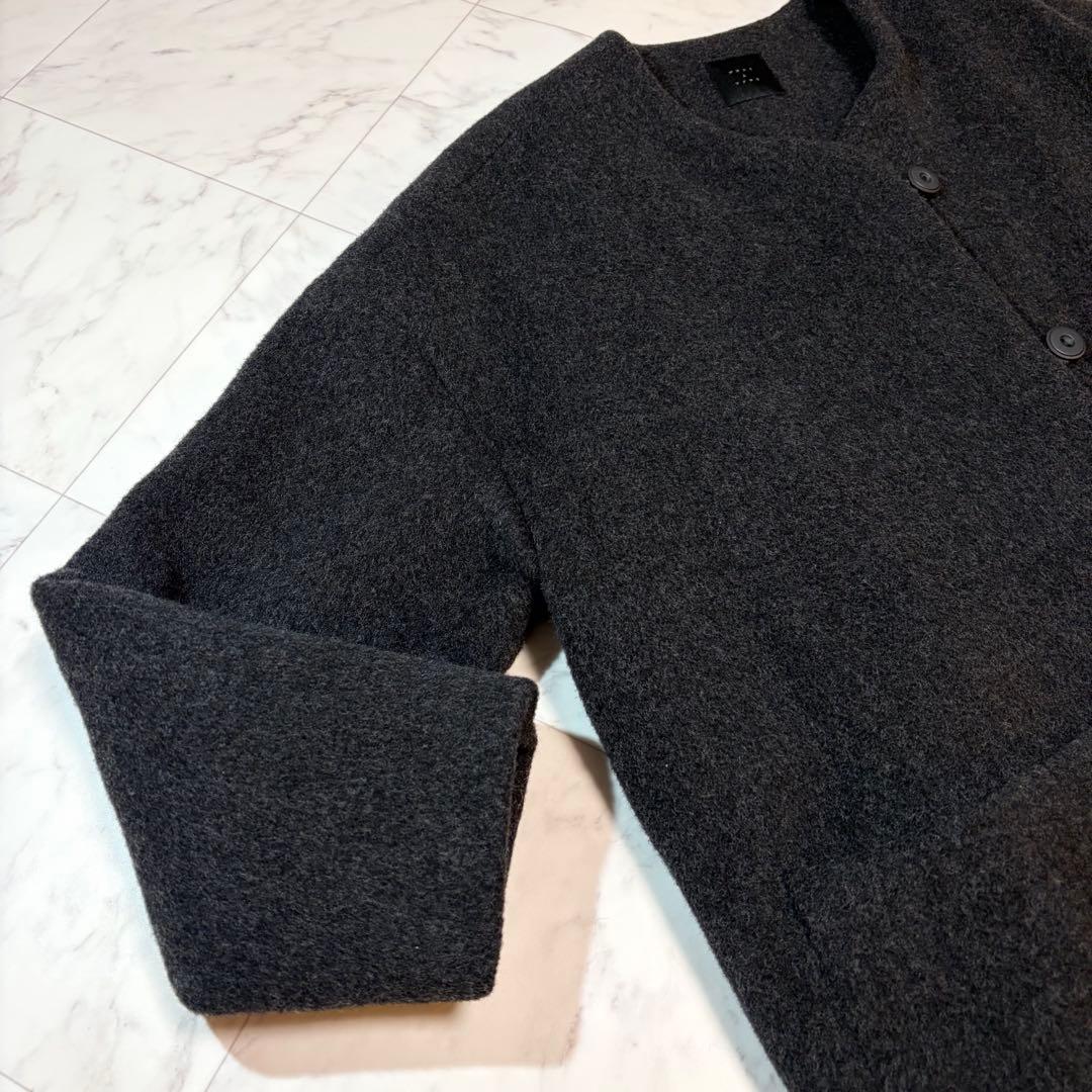 美品✨ オオカミとフクロウ オオカミとシロクマのヴィーカ コート ノーカラー