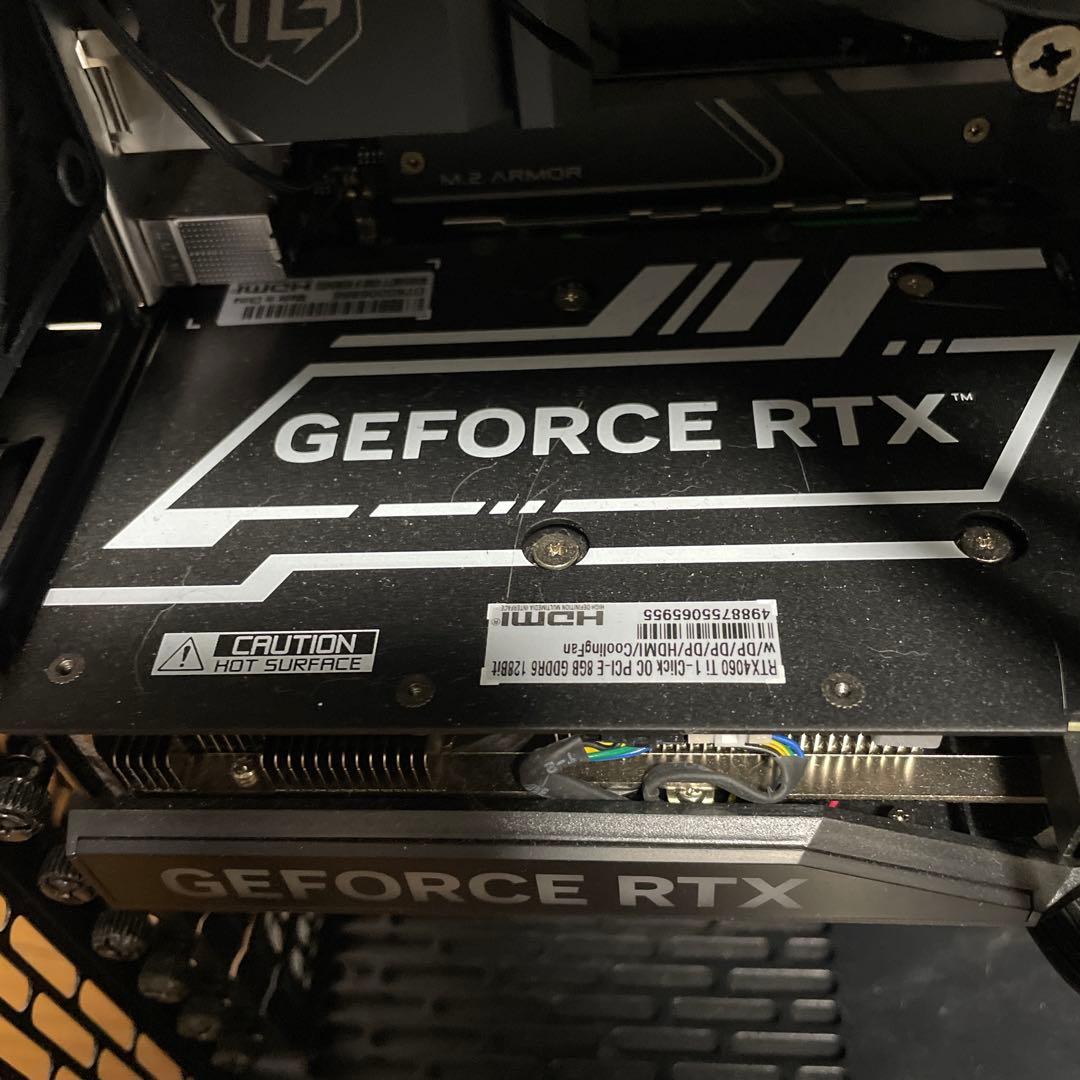 自作PC ryzen7 5700X3D RTX4060ti