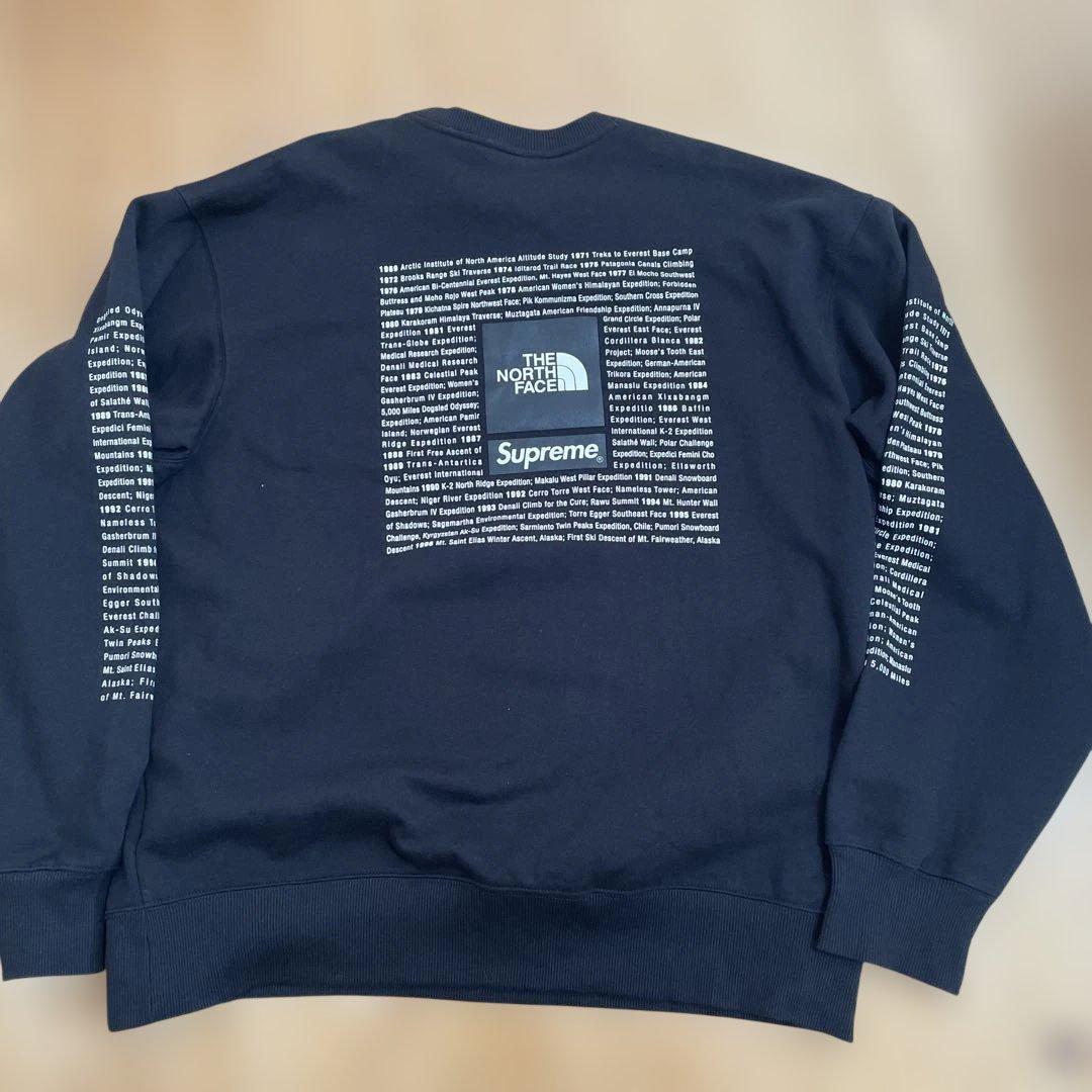 トップス Supreme The North Face Crewneck Black L