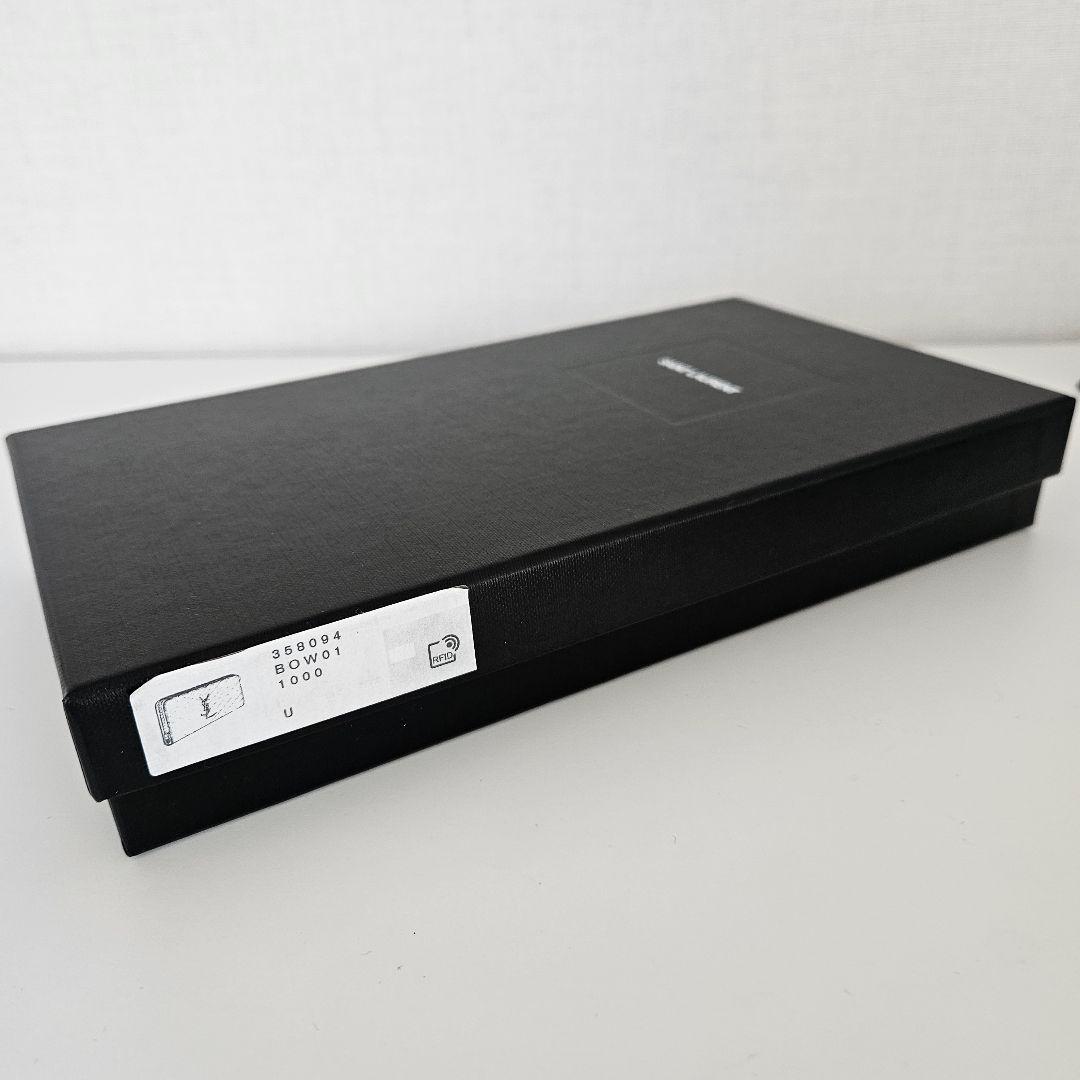 サンローラン SAINT LAURENT モノグラム長財布 ブラック