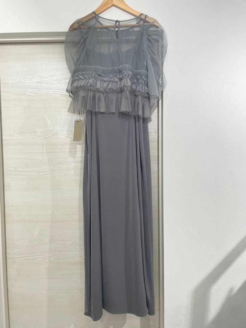 Dorry Doll フリルチュールドレス グレー