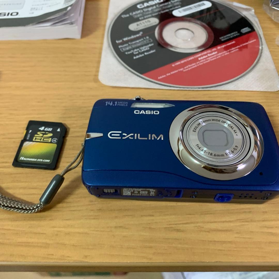 CASIO EX-Z550 デジタルカメラ 青