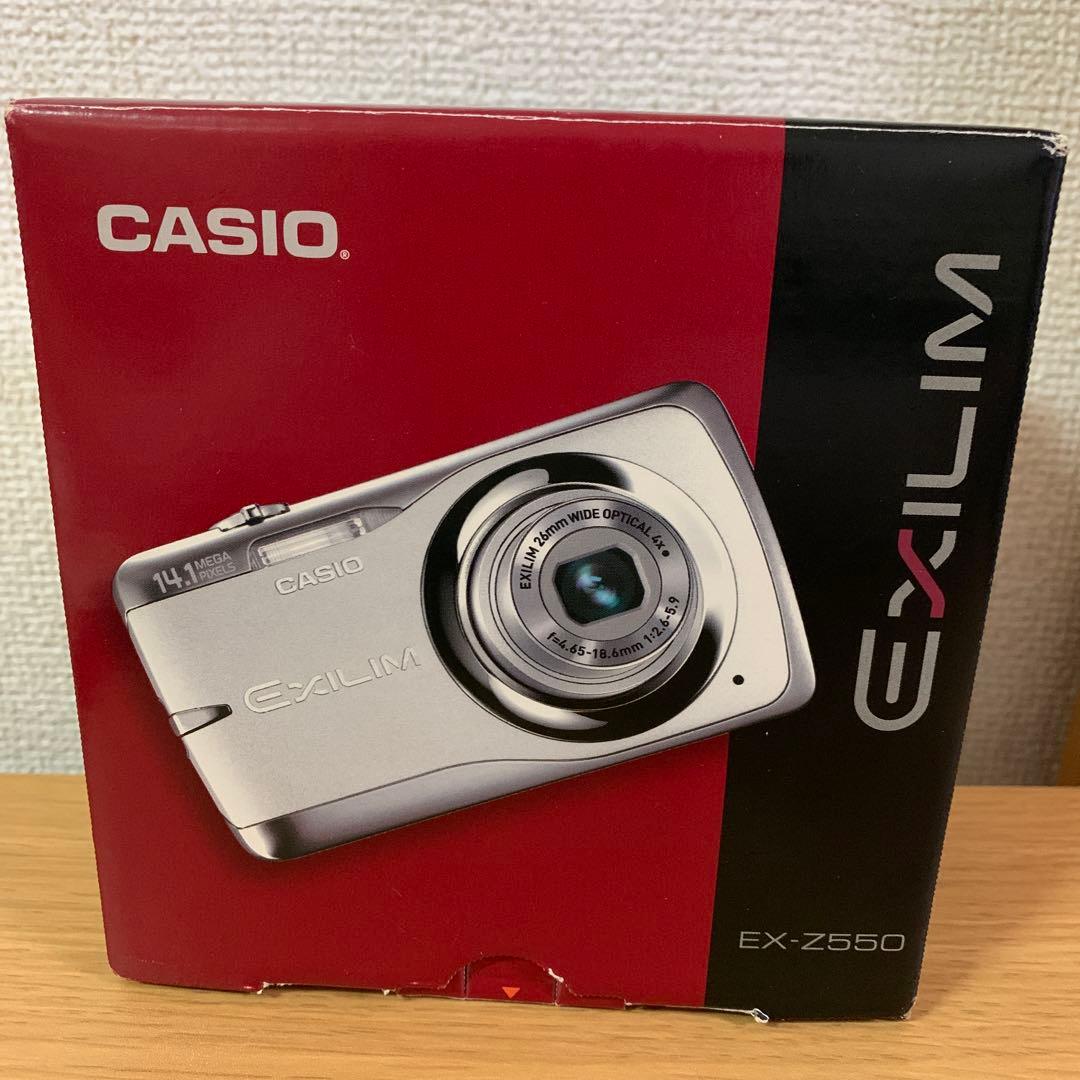 CASIO EX-Z550 デジタルカメラ 青