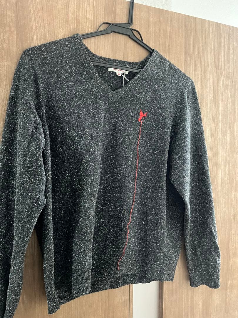 MASU SILK NEP SWEATER - BLACK サイズ46