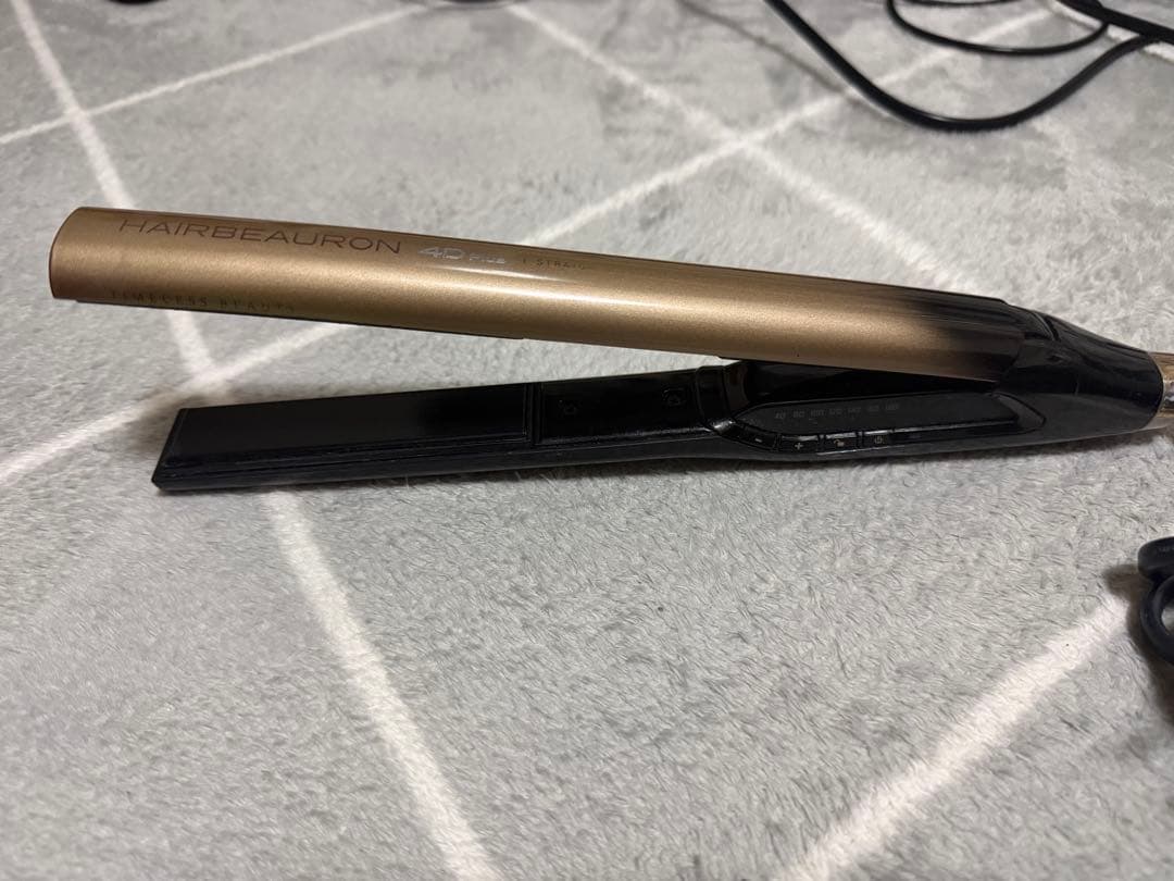 HAREBEAIRON ストレートヘアアイロン ブラック/ゴールド　ジャンク品