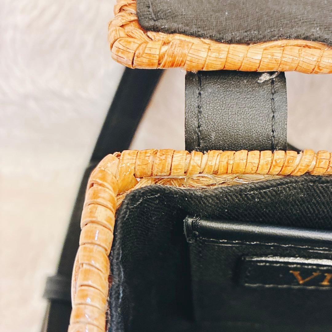 ヴィオラドーロ　2WAY　ターンロック　ラタン　牛革　ショルダーバッグ　MIRO