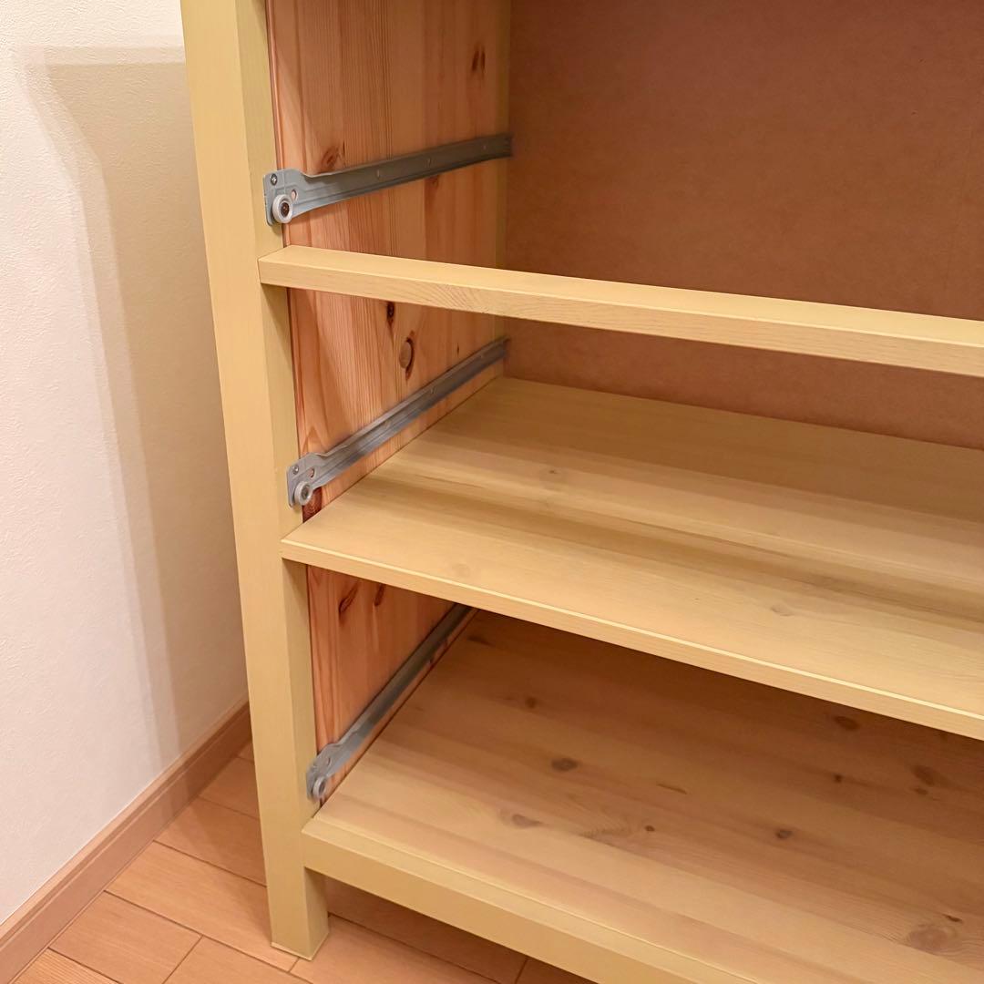 IKEA HEMNES イケア ヘムネス 3段 チェスト イエロー