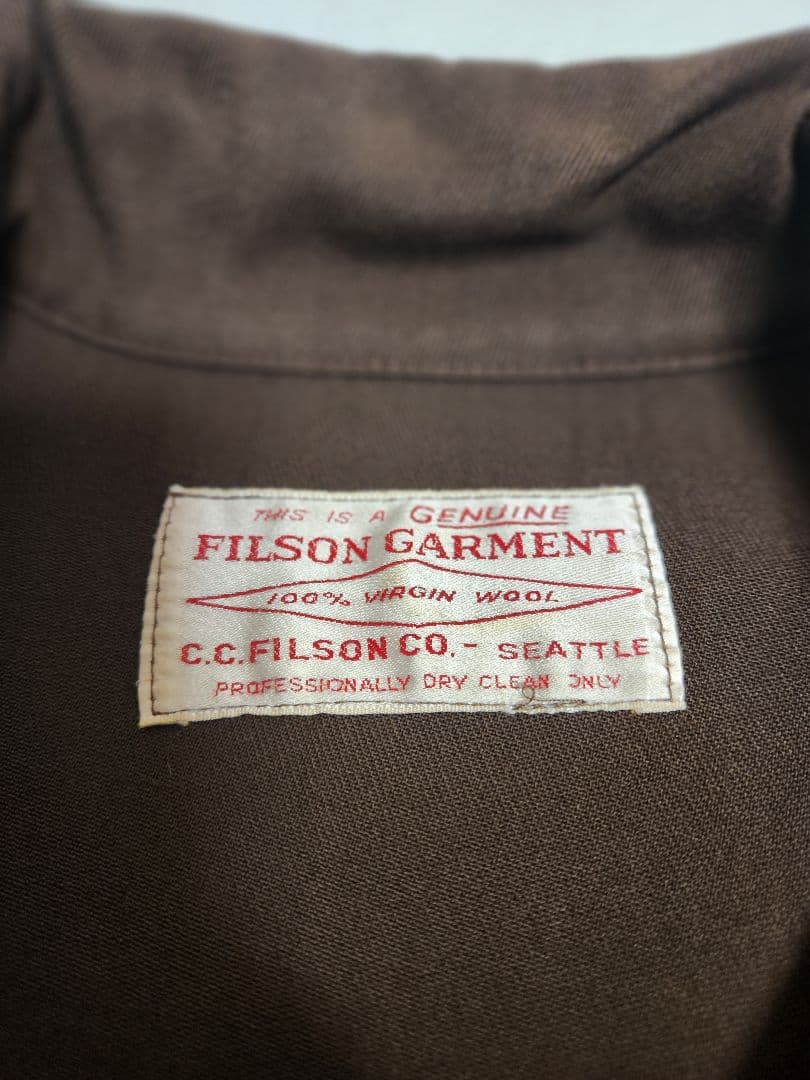 Filson ウィップコード マッキノークルーザージャケット Size 42