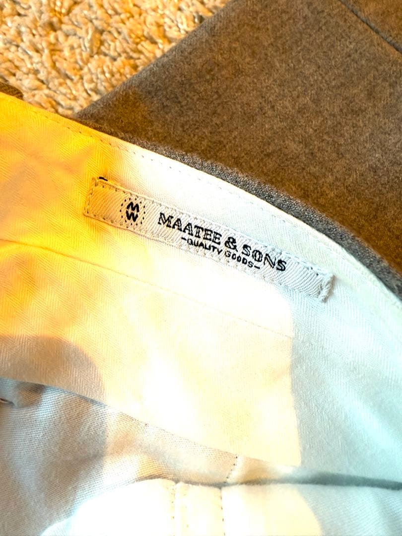 MAATHE & SONS スラックス　JEFFERY ジェフェリー　マーティー