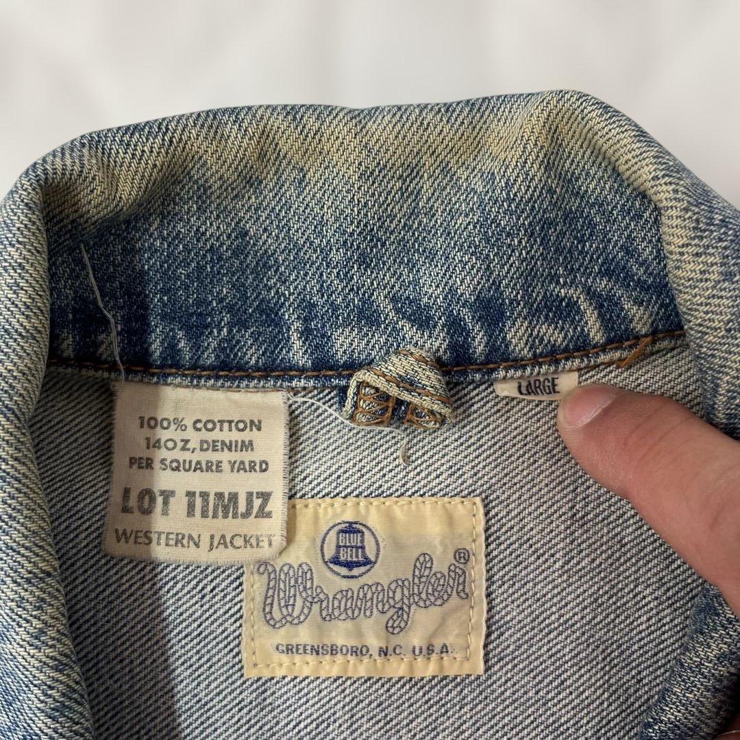 値下げ 90s ラングラー Wrangler 11MJZ Gジャン デニム JK