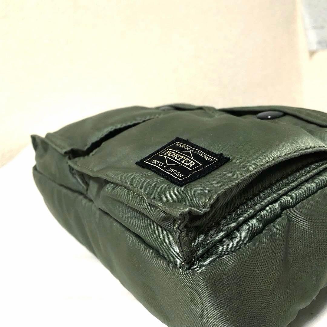 極美品✨ポーター タンカー ミニショルダーバッグ ウォレット セージ 吉田カバン