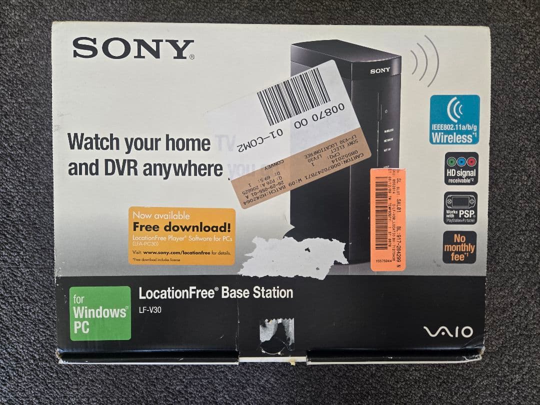 新品未使用SONY LocationFree BaseStation LFV30