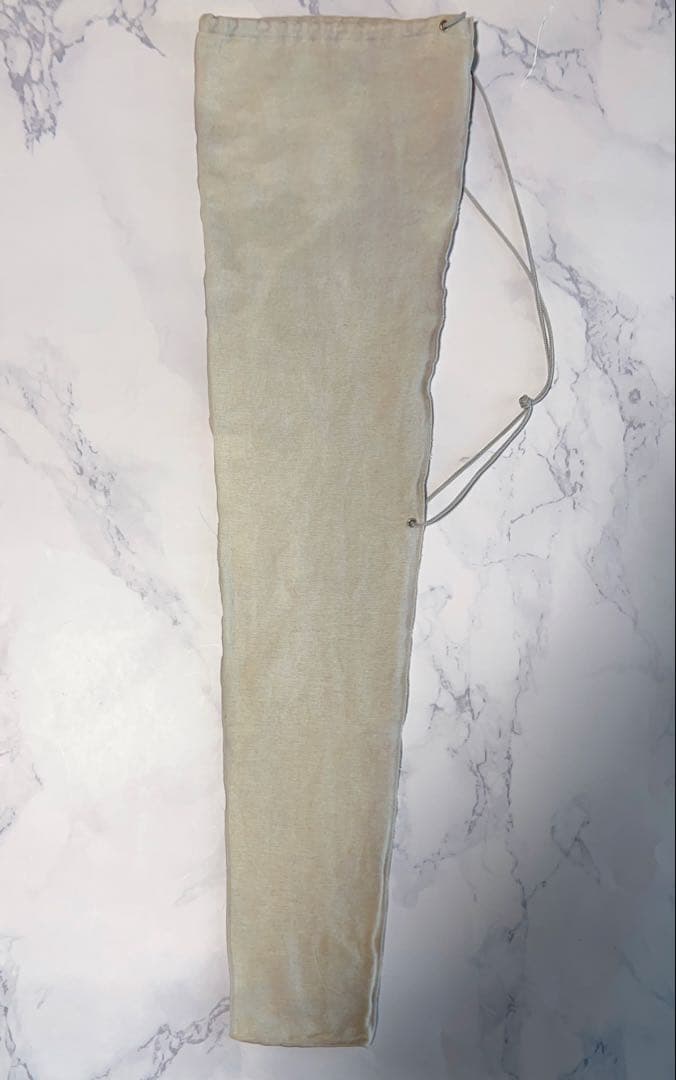 ダークブルー 装飾付き 長傘 晴雨兼用