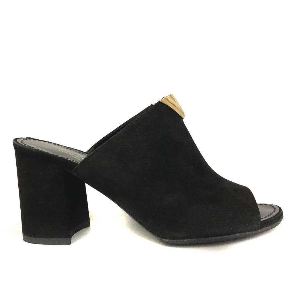 お買い得 美品 ルイヴィトン エッセンシャルV スエード オープントゥ サンダル