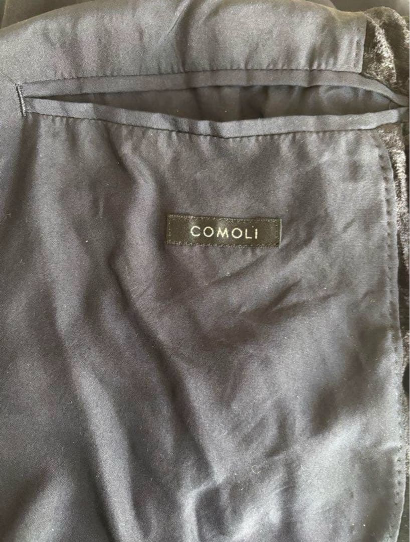 COMOLI 21AW シルク別珍スタンドカラージャケット Size2