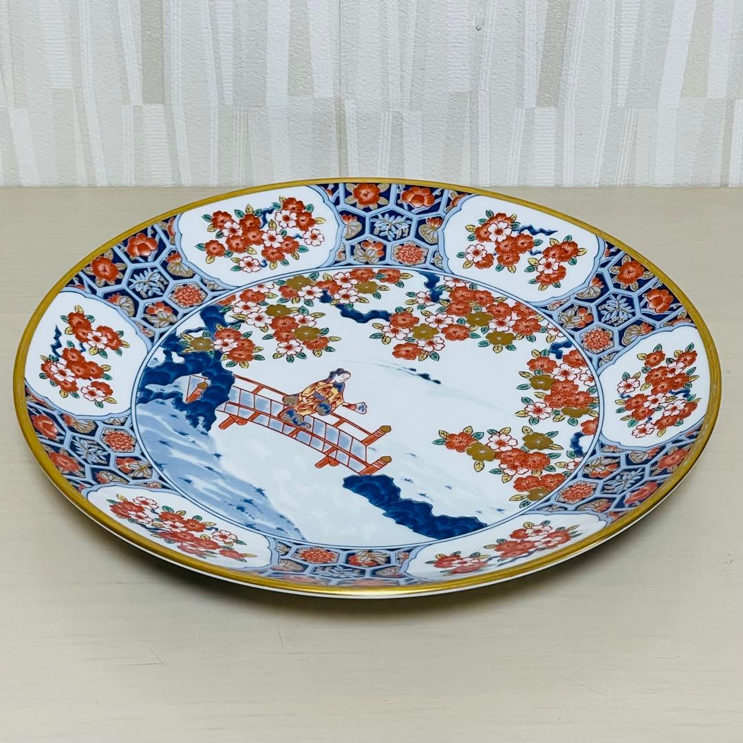 香蘭社 有田焼 フランクリンポーセリン 限定版絵皿 花の宴の内 6枚セット