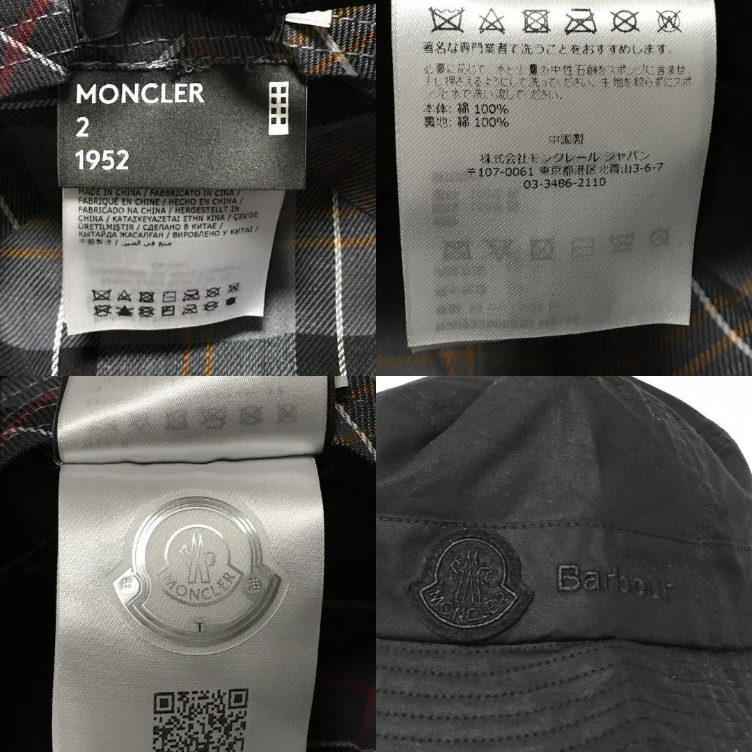 M　MONCLER GENIUS BARBOUR　ハット　モンクレール　バブワー