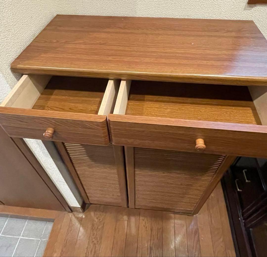 【yuzu】シューズボックス　靴箱　下駄箱