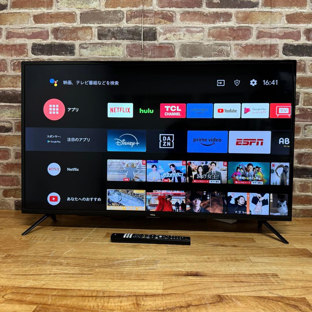 TCL 40V型 液晶テレビ スマートテレビ 40S515 ネット動画アプリ搭載