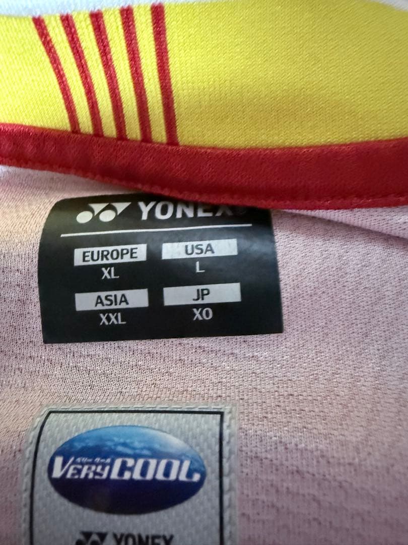YONEX ウェア レッド XO