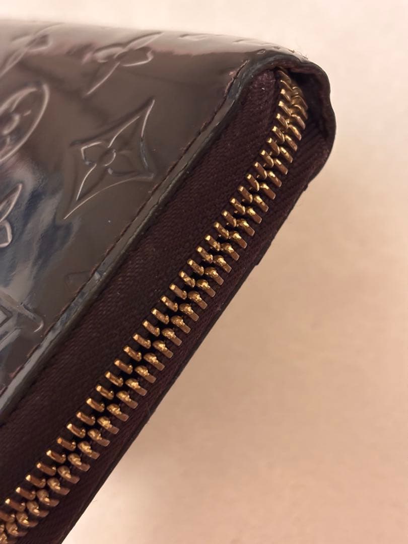 Louis Vuitton ヴェルニ長財布 パープル