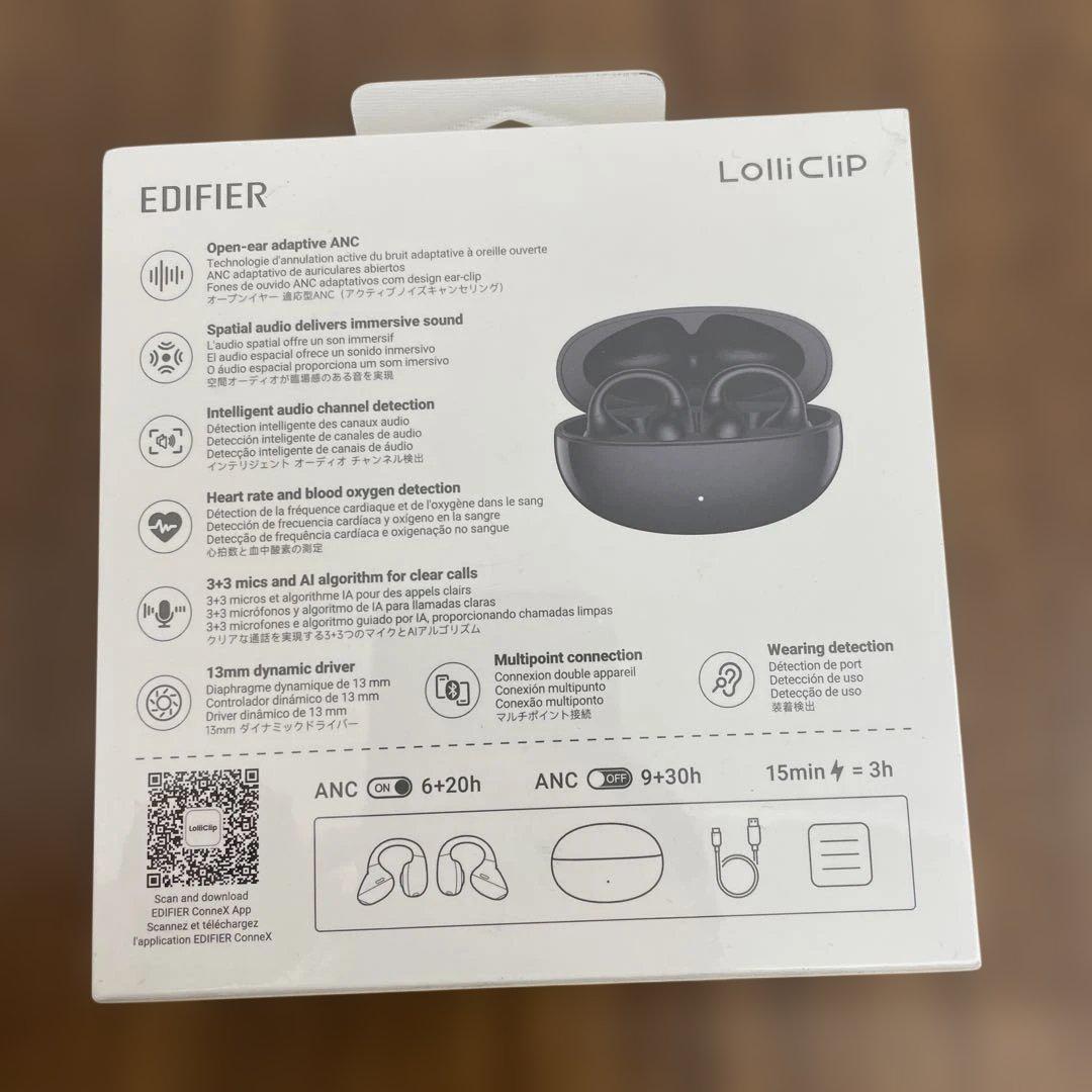 10012 Edifier LolliClip オープンイヤーイヤホン