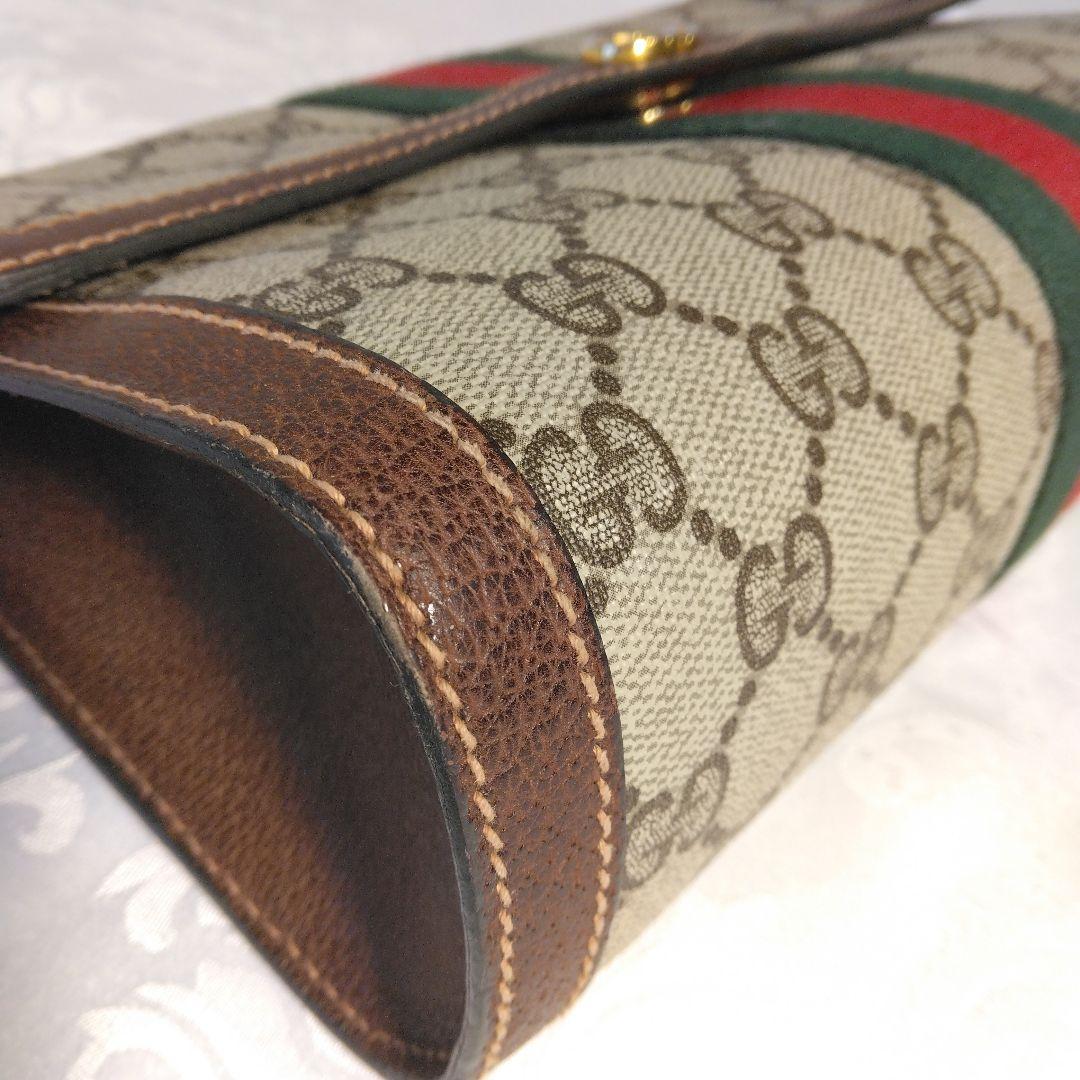 Gucci グッチ　GGプラスシェリー　PVC　セカンドバッグ クラッチバッグ