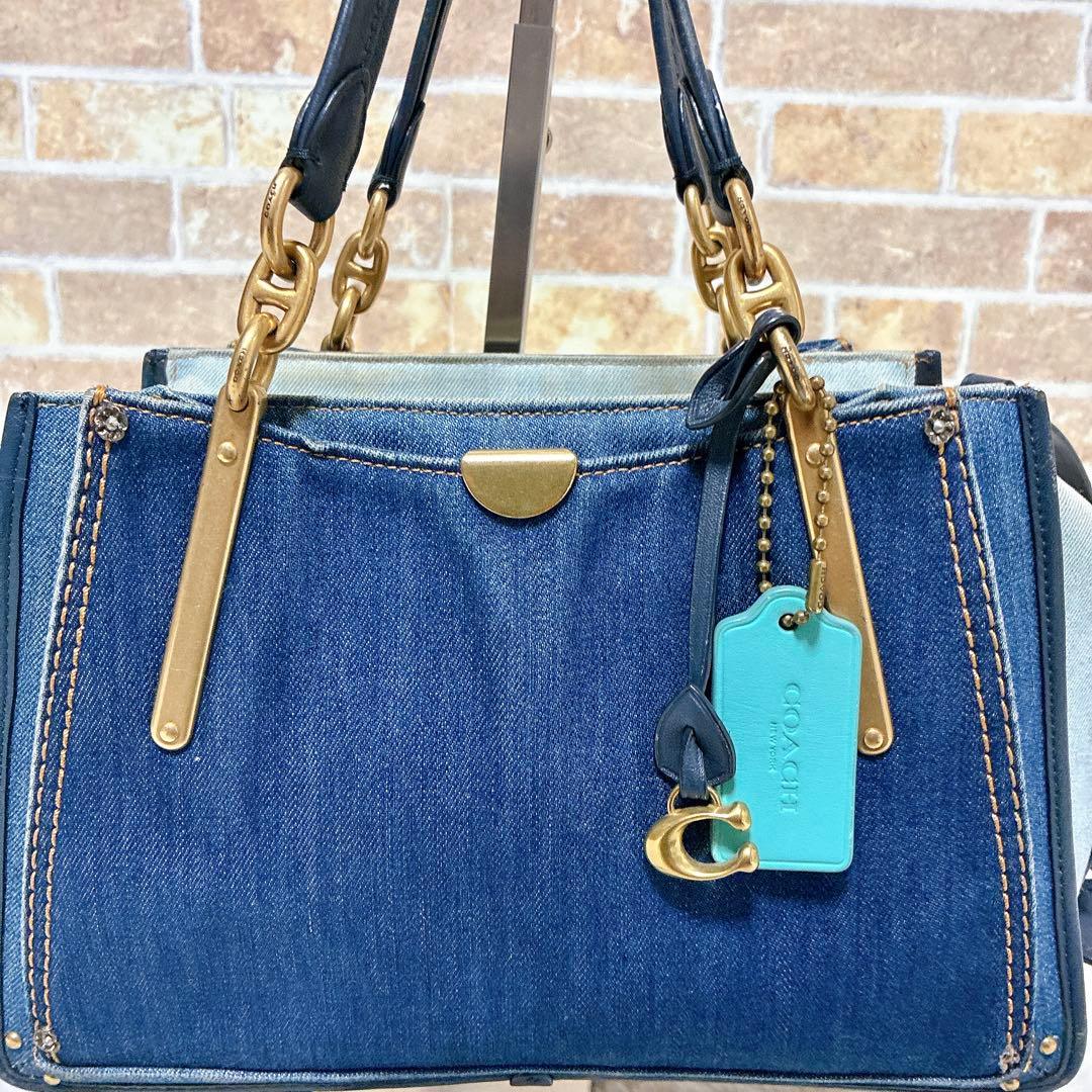 COACH コーチ　ドリーマー　ハンドバッグ　ショルダー　2way デニム