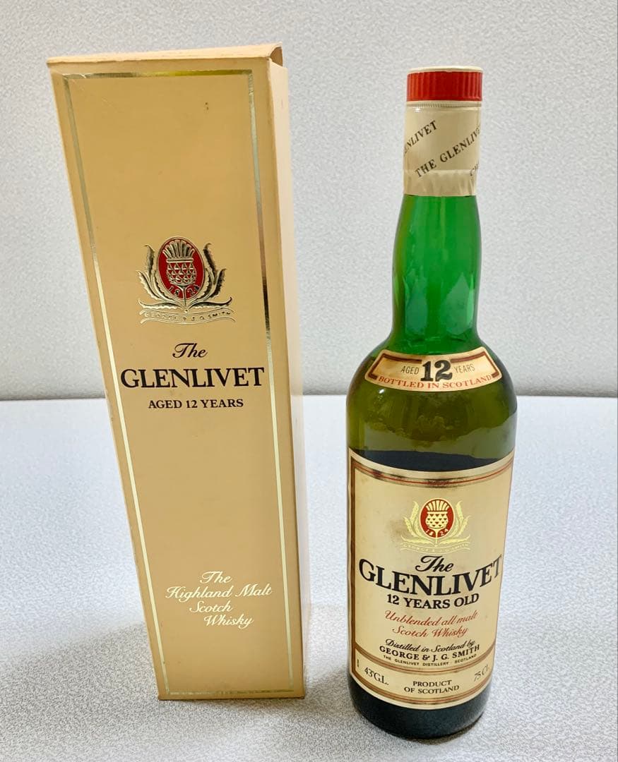 未開栓 グレンリベット GLENLIVET 12年 スコッチウィスキー 古酒