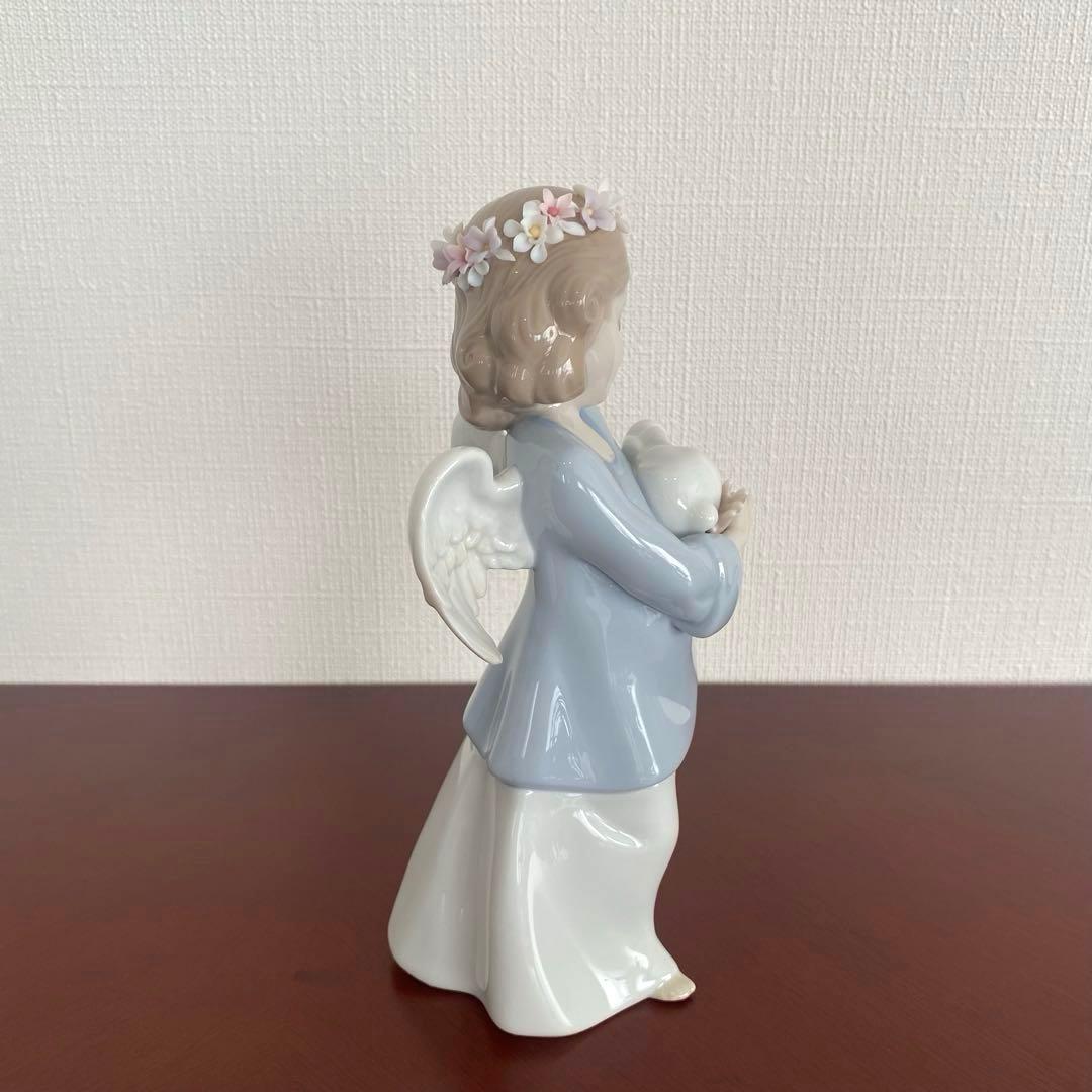 LLADRO リヤドロ 『 天使の宝もの 』うさぎを抱いた天使 うさぎ 天使