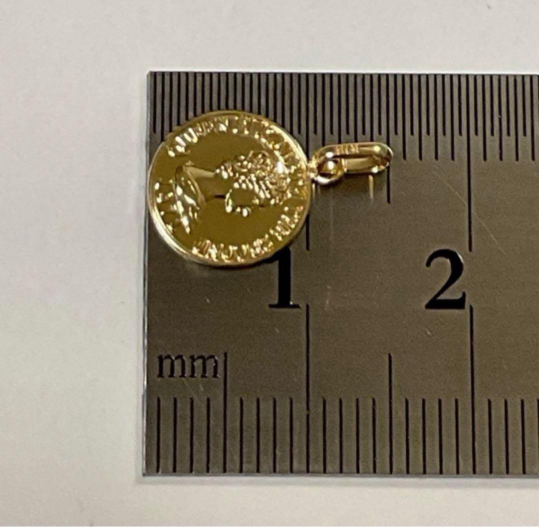 K18 10mm  ペンダント トップ 18金