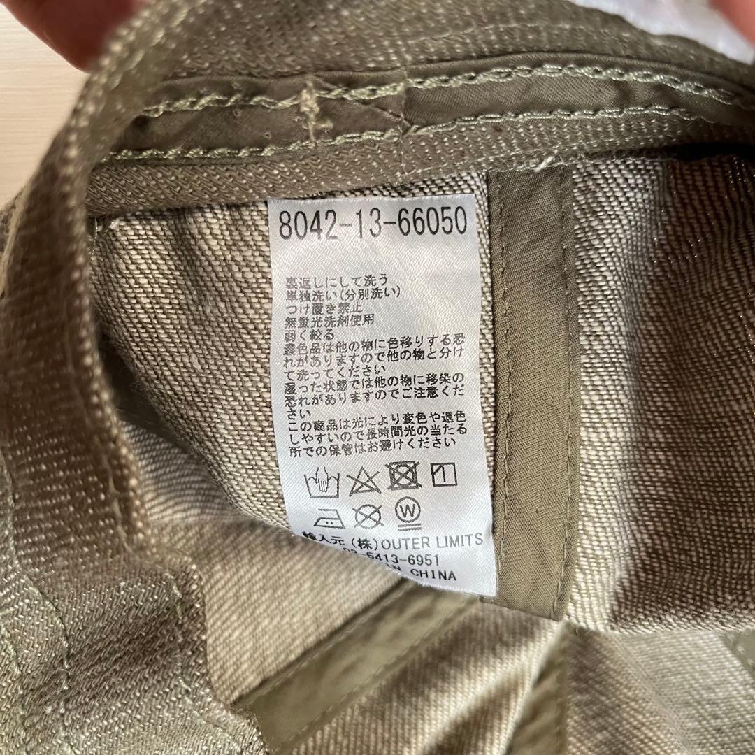 Nigel Cabournナイジェルケーボン メカニックキャップ グリーンデニム