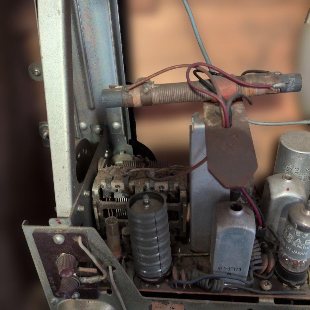 FMの聴ける真空管ラジオ ナショナルパナソニックRE-760 ジャンク