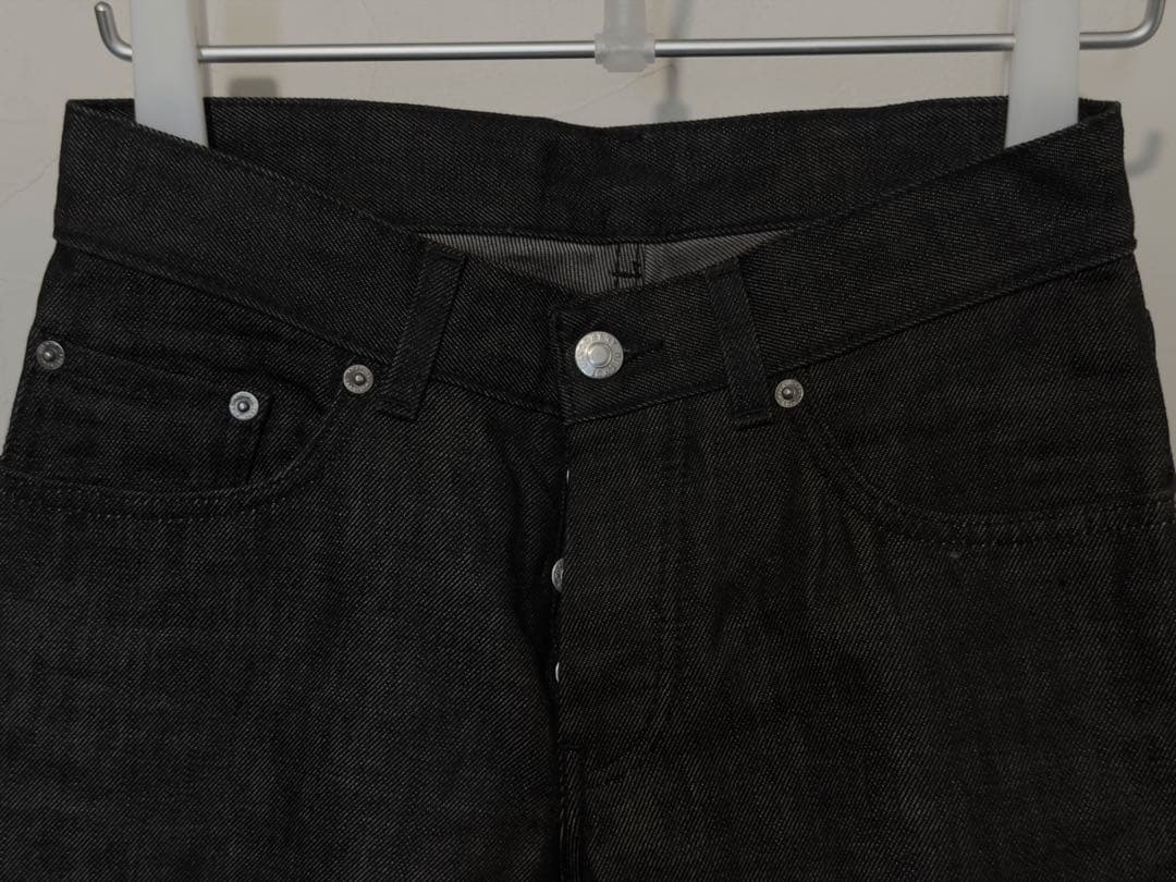 HELMUT LANG TREATED RAW DENIM ダークグレーデニム