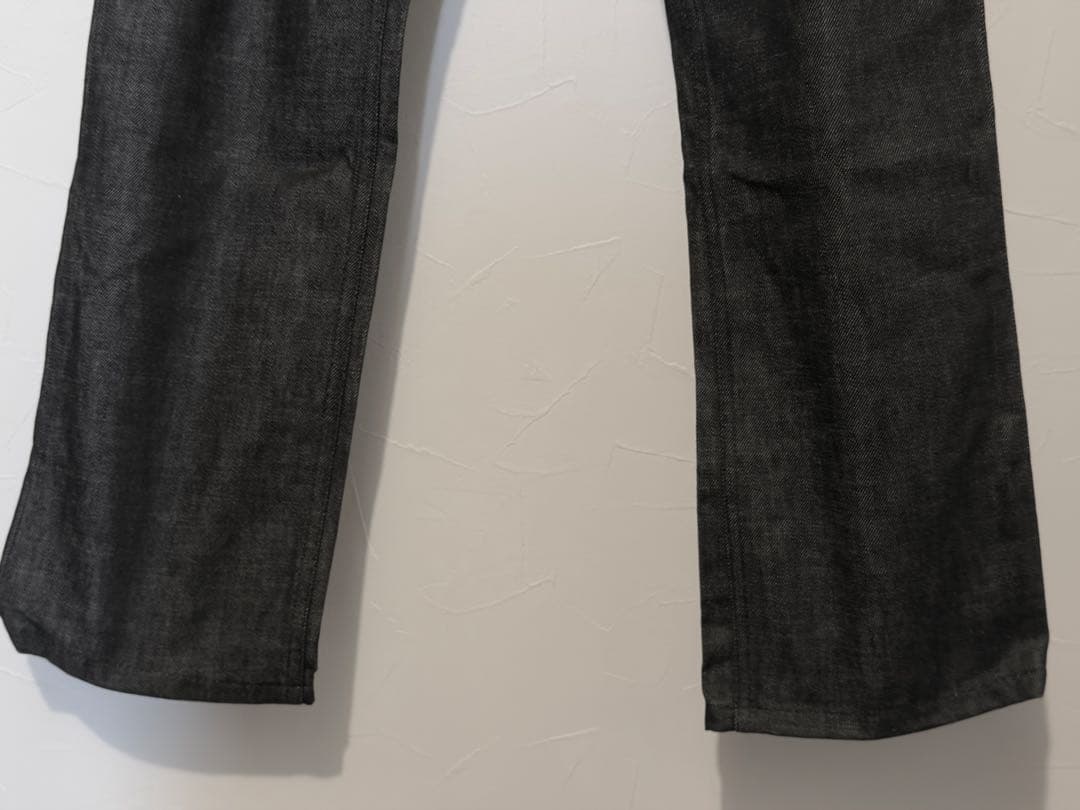 HELMUT LANG TREATED RAW DENIM ダークグレーデニム