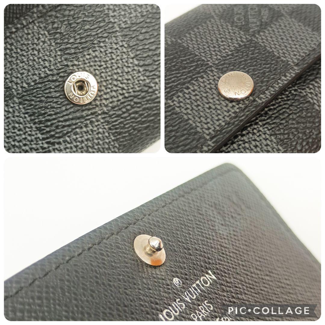【美品S】ルイヴィトン　ミュルティクレ6連　ダミエグラフィット　キーケース