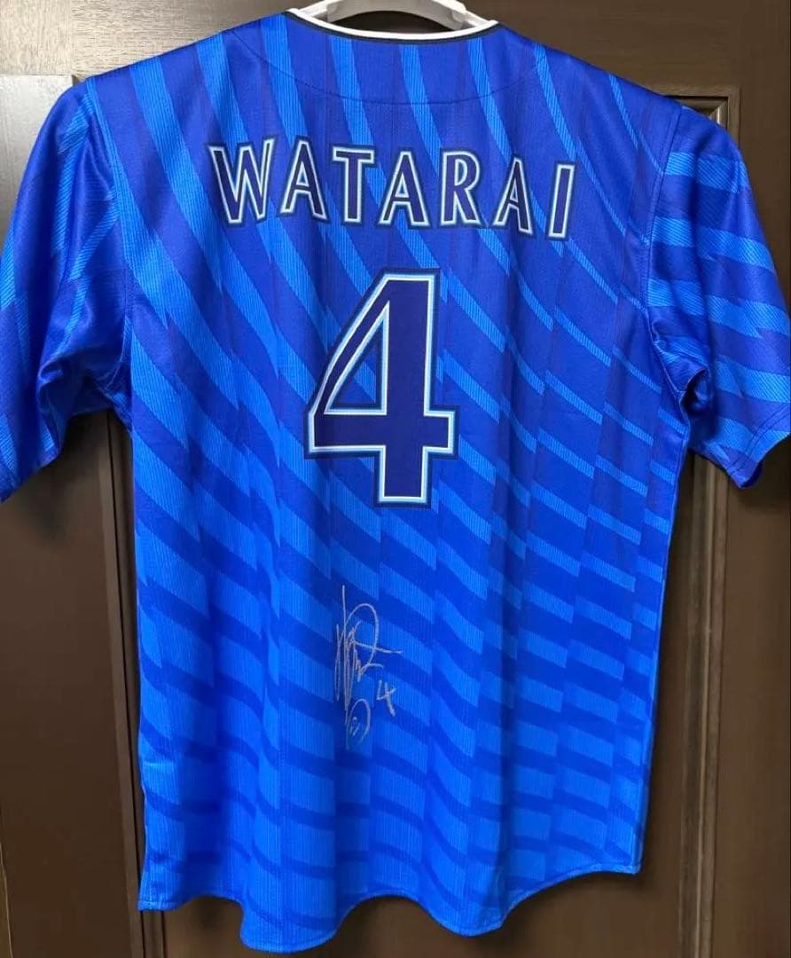 最終値下　Lサイズ 新品 DeNA 度会 選手 サイン入り レプリカユニフォーム