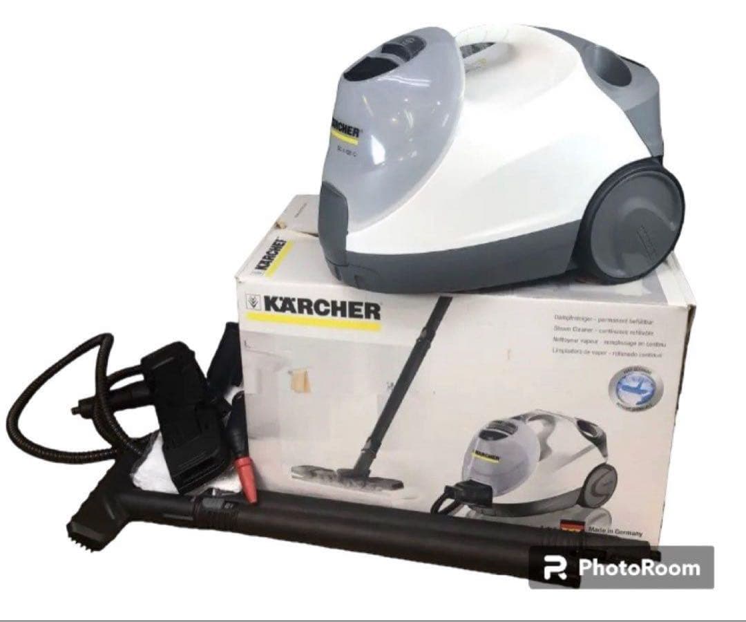 KARCHER SC 4.100 C スチームクリーナー本体、アクセサリー付き。
