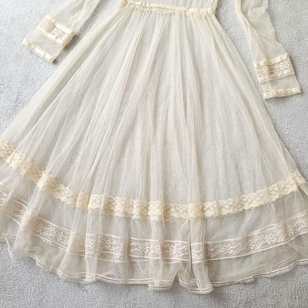 クラシカルドレス ヴィンテージワンピース ヴィクトリア ガニーサックス系