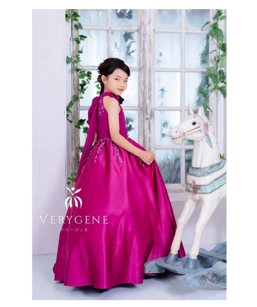 はな　ベリージェネ　バイファブリックドレスピンク