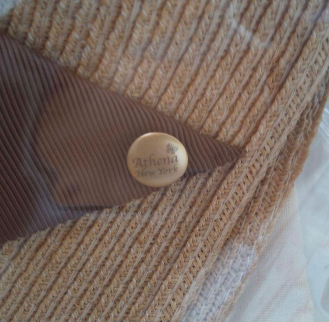 【新品未使用】Athena New yorkアシーナニューヨークリサコ ラフィア