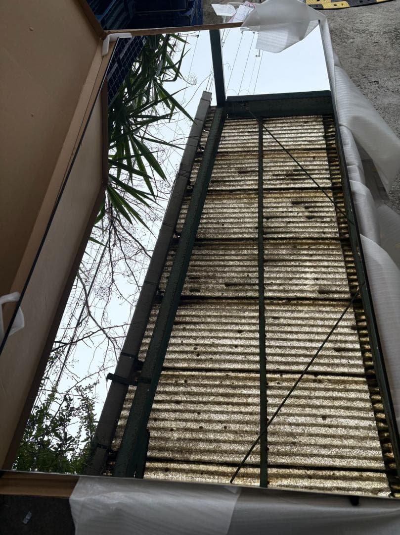 【美品】ダンスミラー 割れない鏡 幅80x160cm 姿見 黒色 4番